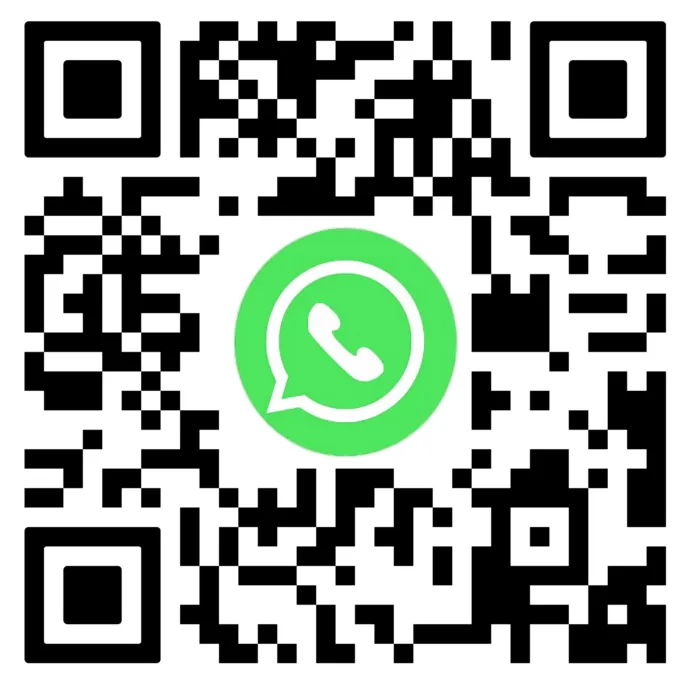 WhatsApp QR Code - Scan to chat with Go2Support